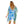 DIONA J TIE DYE FASHIONABLE KIMONO COVER UP CARDIGAN ONE SIZE COLOR BLUE