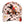 Peach Monogram Flower Cap