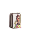 DOUBLE ZIP ACCORDION CARD HOLDER