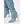 Cape Robbin Pointy Toe Buckle Over Knee Boots Denim Size 7