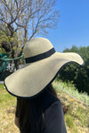 FASHION STRAW WIDE BRIM FLOPPY SUN HAT