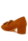 Aloha Tassels Detail Genuine Suede Loafers