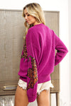 BiBi Sequin Tiger Embroidery Sweater