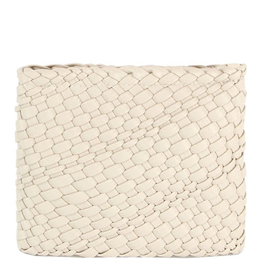 DIONA J WOMEN'S FASHION STYLISH TEXTURE ZIPPER CROSSBODY BAG COLOR BEIGE