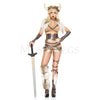 Modern Day Viking Costume Featuring Women’s Halloween Cosplay Costume Set Sz M/L