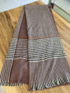 HOUNDSTOOTH PLAID SCARF