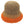 DIONA J TWO TONE STRAW BUCKET HAT ONE SIZE COLOR ORANGE