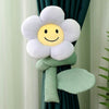 Flower Curtain Holder/ Room deco cushion Lavender