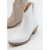 JORIAH WESTERN COWBOY ANKLE BOOTIES White Size 10