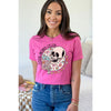 Diona J Mother's Day Cool Moms Club Graphic Tee Shirt Color Ash Berry Size L