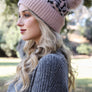 Leopard Knit Beanie
