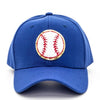Chenille Baseball Patch Blue Cap