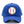 Chenille Baseball Patch Blue Cap