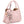 DIONA J WOMEN'S SMOOTH SCARF TOP HANDLE SATCHEL BAG COLOR PINK