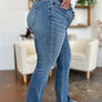 Judy Blue Full Size Mid-Rise Waist Straight Jeans