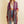 Paisley Print Open Front Kimono w/ Cinched Arms