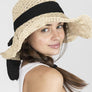 FASHION BACK RIBBON STRAW SUN HAT