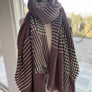 HOUNDSTOOTH PLAID SCARF