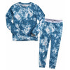 Diona J 8Y-12Y Unisex Kids Marbling Tiedye Sung Fit Sleepwear Pajamas Set Size M