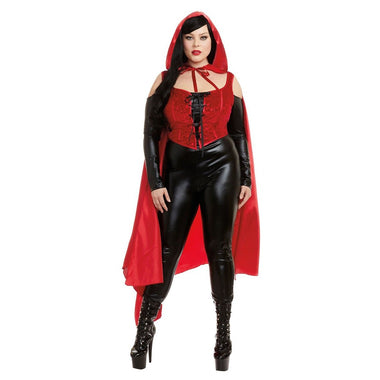 Plus size Seductive Red costume set Black/Red Size L