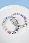 CAT MOM REUBBER BEADS BRACELET SET