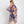 DIONA J GEOMETRIC TRIM TIE DYE PRINT KIMONO CARDIGAN ONE SIZE COLOR NAVY