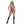 Sexy Snakeskin 4 PC Plunge Neck Bodysuit with Lace-Up Front Costume Set Size XS