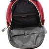 DIONA J SOFT TEXTURED ZIPPER HANDLE BACKPACK COLOR NAVY BLUE