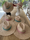 Braided Leaf Strap Embridery Straw Hat