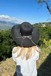 Floppy Straw Sun Hat WIth Strap