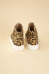 ROUTE-S HIGH TOP LEOPARD SNEAKERS