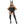 Dark Devil 6 Pc Black Teddy bodysuit Pentagram Contrast Lace Costume Set Size SM