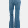 Judy Blue Full Size Tummy Control Cut Hem Flare Jeans