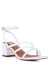 Right Pose Croc Mid Block Heel Casual Sandals