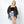 DIONA J DOT FOIL PRINT SHEER KIMONO ONE SIZE COLOR BLACK