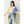 DIONA J ABSRACT WATERCOLOR PRINT KIMONO ONE SIZE COLOR YELLOW