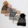 Leopard Knit Beanie