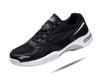 Men's High Arch Firm Support All-In-One Black Walking Shoes, Comfort & Performance Style