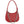 DIONA J SMOOTH CHAIN LINK DESIGN SHOULDER BAG COLOR RED