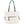 DIONA J SMOOTH CUSHION TEXTURE ZIPPER CROSSBODY SHOULDER BAG WHITE