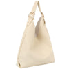 DIONA J SMOOTH SHOULDER HOBO BAG ONE SIZE COLOR CREAM