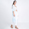 DIONA J FLORAL LACE KIMONO ONE SIZE COLOR LIGHT BLUE