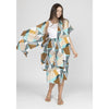 DIONA J FASHION MULTI PRINT KIMONO ONE SIZE COLOR BLUE