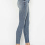 Judy Blue Full Size Tummy Control Contrast Wash Skinny Jeans