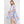 DIONA J WATERCOLOR BOHO GEOMETRIC PRINT KIMONO ONE SIZE COLOR BLUE