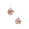 DIONA J MAMA BEAR DANGLE EARRING WS/RG