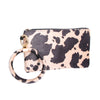 Brown and Black Fur Animal Wristlet