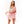 DIONA J SOLID PLEATED KIMONO CARDIGAN ONE SIZE COLOR PINK