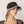 DIONA J STRAW SUN VISOR WITH LACE ONE SIZE COLOR BLACK