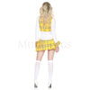 Clueless School Girl 4 Pc Plaid Women’s Halloween Cosplay Costume Set Sz XL